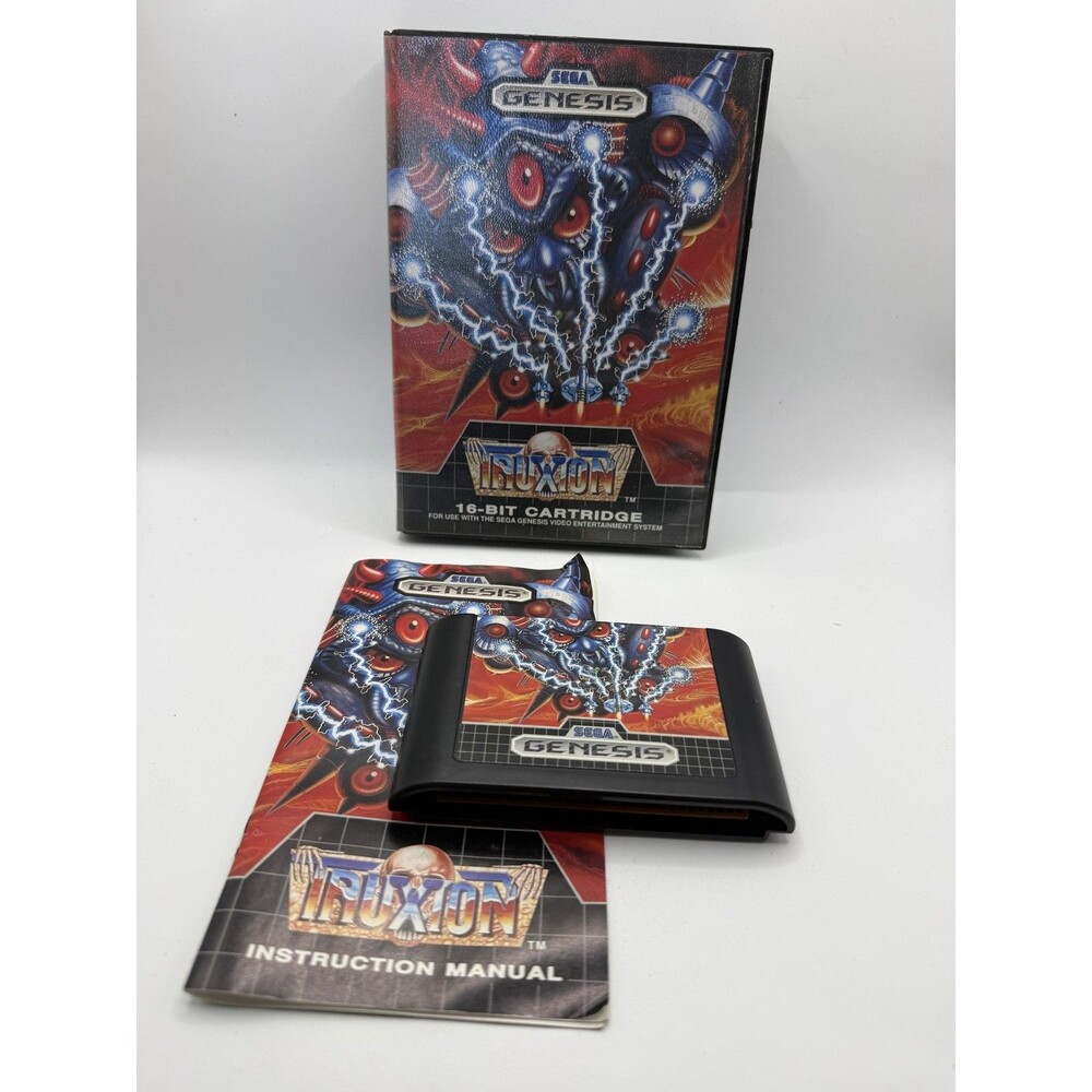 Truxton Sega Genesis 1989 Game Complete CIB NTSC-U/C Shoot 'Em Up Japan